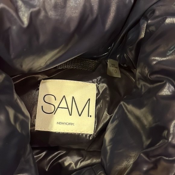 SAM. Girls Navy Puffer Vest Size 10 - Picture 5 of 5